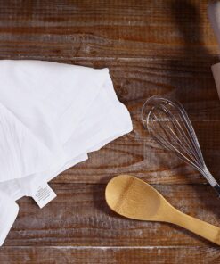 Utopia Kitchen [12 Pack Flour Sack Tea Towels, 28" x 28" Ring Spun 100% Cotton Dish Cloths - Machine Washable - for Cleaning & Drying - White 12 Pack 28 91PjwERjlpL