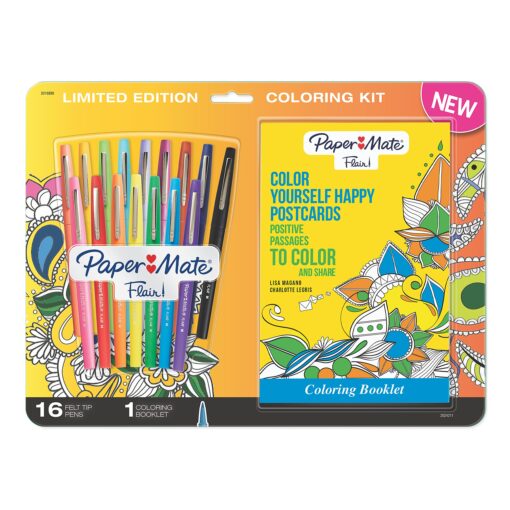 Paper Mate® Flair® Felt Tip Pens, Ultra Fine Point, Limited Edition Candy Pop™ Pack, Box of 36(Packaging may vary) Assorted Core Colors 1 Count (Pack of 1)