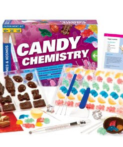 Thames & Kosmos Candy Chemistry | Science Kit | Rock Candy, Chocolates, Gummy Bears, Wintergreen Candies | 48 Page Full-Color Manual | Ages 10+ | Learn Chemistry, Have Fun | Cooking Science 9 91PkLpnETuL