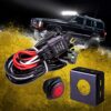 LAMPHUS 13' Off Road LED Light Bar Wiring Harness Kit - Waterproof Switch & Mounting Bracket 30A Fuse 40A Relay (USA Warranty) for ATV 43 91PlBN9TBbL