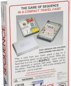 Jax Travel SEQUENCE - The Exciting Strategy Game in a Compact Travel Case! , White 1 8 91PwLpc0uRL