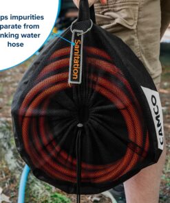 Camco Rhino 25-Ft Clean-Out Camper/RV Black Water Hose | Features a Heavy-Duty PVC Design & Bright Orange Color | Clean-Out Camper Black Water, Grey Water or Tote Tanks | 5/8” Inside Diameter (22990) Clean Out Hose 14 91PxGzwWCpL