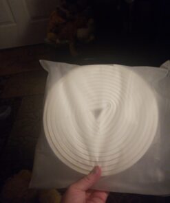 Keliiyo Door Weather Stripping, Window Seal Strip for Doors and Windows - Self-Adhesive Foam Weather Strip | Soundproof Seal Strip Insulation Epdm D Type 66ft(20m) 2 Pack (White) #01White 30 91Q9DwfVxAL