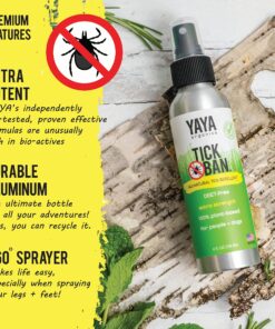 Alternative view of Yaya Organics Tick Ban | Extra Strength Tick Repellent Made with Essential Oils and All Natural, DEET Free Ingredients | Proven Effective, Safe for Adults, Kids and Dogs | 4 Ounce 2 Pack