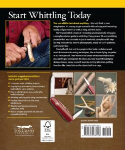 Complete Starter Guide to Whittling: 24 Easy Projects You Can Make in a Weekend (Fox Chapel Publishing) Beginner-Friendly Step-by-Step Instructions, Tips, and Ready-to-Carve Patterns for Toys & Gifts 17 91QC6oL0yhL 2