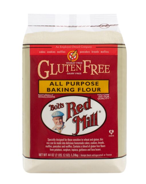 Bob's Red Mill Gluten Free All Purpose Baking Flour, 44 Oz (4 Pack) 2.75 Pound (Pack of 4) Regular