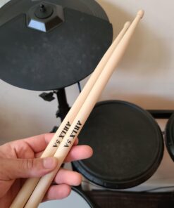 Drum Sticks 5A Wood Tip Drumstick (2 Pair Maple) 27 91QFx6mfPL