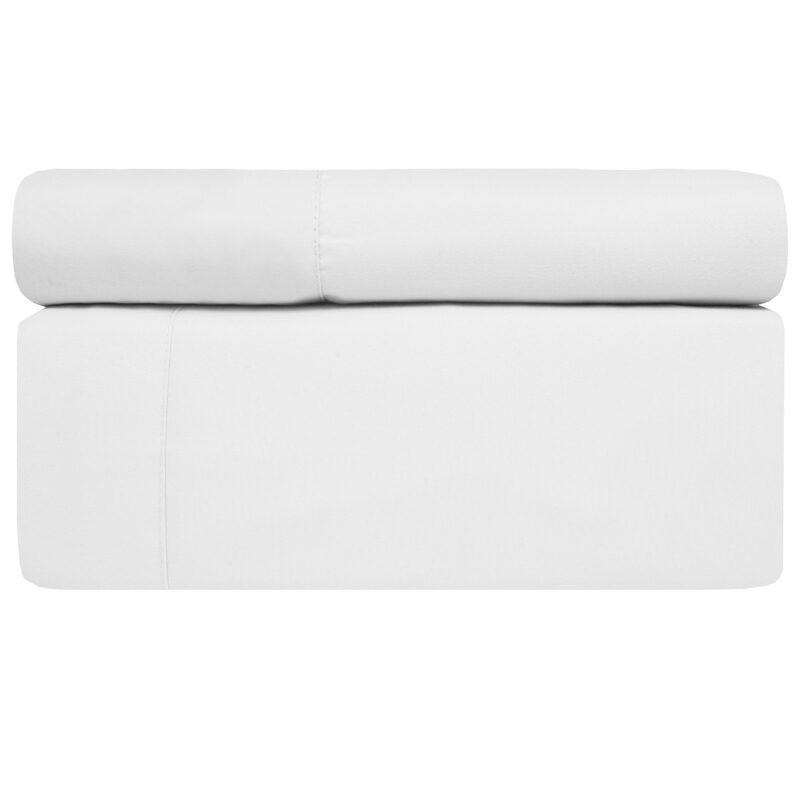 Aurora Bedding # 1 1800 Series 6 Piece Bed Sheet Set with Deep Pocket-Luxury, Soft, Comfort, Hypoallergenic-Same Price with 2 Extra Pillowcases-Queen, White