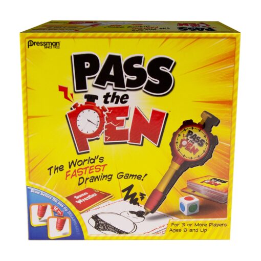 Pressman Pass the Pen Yellow, 5"