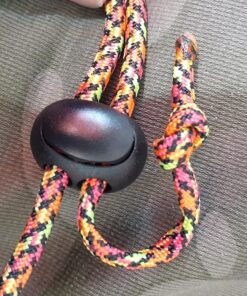 DYZD Plastic Cord Lock End Toggle Double Hole Spring Stopper Fastener Slider Toggles End (Black,10 PCS) Black 43 91QLTZclRaL