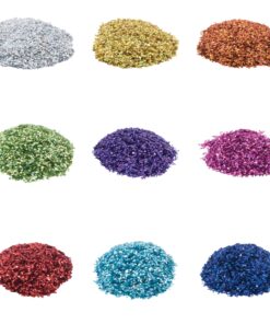 Alternative view of Sulyn Holographic Glitter Sample Pack, Non-Toxic Variety Pack, 9 Assorted Colors, 0.63 ounces, 18 grams, SUL6654-97