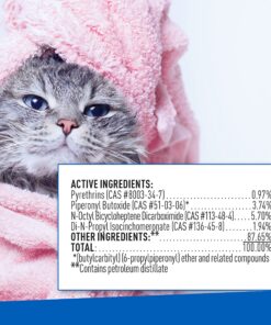 Adams Plus Pyrethrin Dip For Dogs and Cats | Kills and Repels Fleas, Ticks, Lice, Gnats, Mosquitoes and Flies | 4 Fl Oz 20 91QOryxwF8L