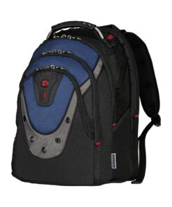 Alternative view of SwissGear Wenger Ibex Laptop Backpack, black, one size (27316060) Ibex Padded Platform Laptop Backpack With Accessory Pouch