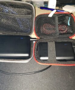 Hermitshell Hard EVA Travel Silver Case Fits Anker PowerCore 13000 Portable Charger - Compact 13000mAh 2-Port Ultra Portable Phone Charger Power Bank 21 91QV1YgpyiL