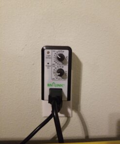 BN-LINK Short Period Repeat Cycle Intermittent Timer, Interval Timer - Day, Night, or 24 Hour Operation, Photocell Light Sensor Dusk to Dawn for Hydroponics Aquaponics Aeroponics 4.3 in * 2.3 in* 2.1 in 43 91QYXumJ3KL