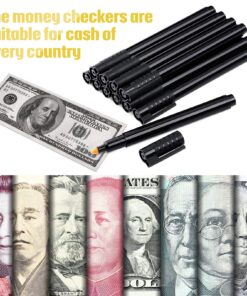 Counterfeit Bill Detector Pen Money Checker Bill Money Detector Marker Pen for Cash Currency Note (20 Pieces) 20 10 91Qa3IW2svL