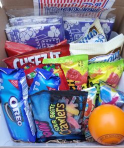 Ultimate Movie Night Gift Bundle Care Package, Easter Basket, Christmas with Popcorn, Candy, Cookies Plus Snack Better Stress Ball for Entire Family! 9 91QdPuZbfDL