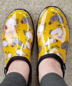 Sloggers Waterproof Garden Shoe for Women – Outdoor Slip-On Rain and Garden Clogs with Premium Comfort Support Insole 9 Chickens Daffodil Yellow 21 91Qh5g qzbL