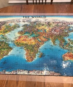 Ravensburger World Map 2000 Piece Jigsaw Puzzle for Adults – Softclick Technology Means Pieces Fit Together Perfectly 33 91QhsKtnC1L