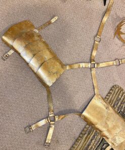 iiniim Men's Adjustable Faux Leather Body Chest Harness with Shoulder Armors Buckles 25 91QqrdXkpZL