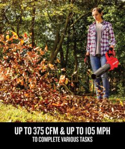 CRAFTSMAN 20V MAX Cordless Leaf Blower, Battery & Charger Included (CMCBL720M1) Red w/4Ah Battery 14 91Qvy OYfbL