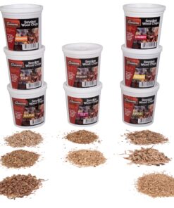 Camerons Natural Extra Fine BBQ Wood Chips - Apple, Cherry, Bourbon, Oak, Hickory, Maple, Pecan, Mesquite (8 Pints)- Sawdust Shavings for Smoking Guns, Smokers, Smoke Boxes - Barbecue Variety Gift Set 27 91QwsiLmKCL