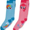 My Little Pony Girls 2 Pack Knee High Socks 6-8.5 Assorted Pink 18 91Qyt1vjHS