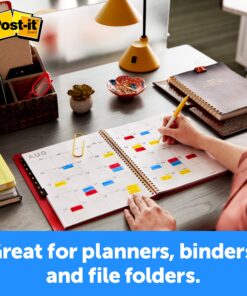 Alternative view of Post-it Tabs Value Pack, Assorted Primary Colors, 1 in and 2 in Sizes, 114 Tabs/Pack (686-VAD2) Primary Colors Label