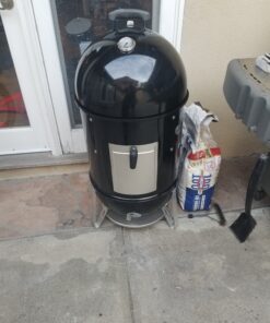 Weber 18-inch Smokey Mountain Cooker, Charcoal Smoker,Black 18" 60 91R3uAlMOwL