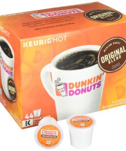 Alternative view of Dunkin' Donuts 2091512 Original Blend Coffee K-Cup Pods Medium Roast 44/Box (006933) Original Blend - Medium Roast 16.29 Ounce (Pack of 1)