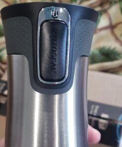 Contigo West Loop Stainless Steel Vacuum-Insulated Travel Mug with Spill-Proof Lid, Keeps Drinks Hot up to 5 Hours and Cold up to 12 Hours, 20oz Steel 47 91R6ARpB1TL