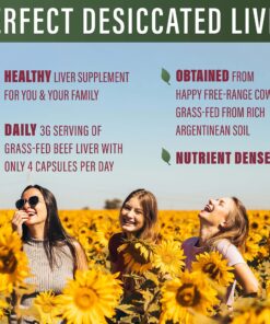 Perfect Supplements – Perfect Desiccated Liver – 120 Capsules - Undefatted Beef Liver – Natural Source of Protein, Iron, Vitamins A & B 1 13 91R6Yo3KuyL