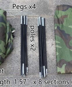 Sutekus Tent Camouflage Patterns Camping Tent Backpacking Tent for Camping Hiking 【Outdoor Equipment】 Single 26 91R7nzYfDL