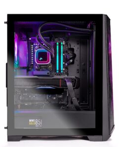 Skytech Gaming Chronos Gaming PC Desktop – Intel Core i7 13700K 3.4 GHz, NVIDIA RTX 4070, 1TB NVME SSD, 32GB DDR5 RAM RGB, 750W Gold PSU, 360mm AIO, 11AC Wi-Fi, Windows 11 Home 64-bit,Black 13700K | 4070 22 91R8gPzt0EL