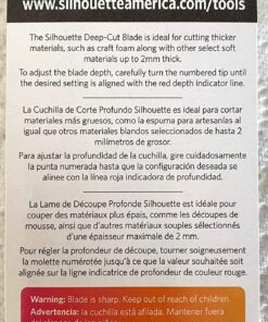 Silhouette America SILH DEEP Cameo 3 Blade, White 11 91RCGWmhozL