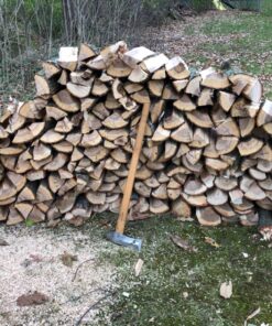1844 Helko Werk Germany Classic Nordic Splitting Axe - Made in Germany for Splitting Wood and Splitting Rounds and Heavy Duty Firewood, Scandinavian Axe - Head 5.5 lbs, Handle 31 in. (Nordic) #13521 21 91RD5qjqKL