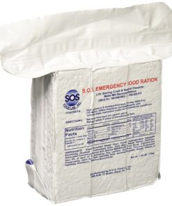 S.O.S. Rations Emergency 3600 Calorie Food Bar - 3 Day / 72 Hour Package with 5 Year Shelf Life Net wt. 1.60lbs (756g) 1 Pack 14 91RFaol3tHL