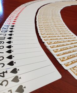 Copag 1546 Design 100% Plastic Playing Cards, Poker Size Black/Gold (Jumbo Index, 1 Set) Jumbo Index 27 91RJas6qdUL