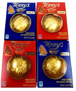 Alternative view of Terry's Chocolate Oranges 2-Flavor Variety: Two 5.53 oz Packages Each of Dark and Milk in a BlackTie Box (4 Items Total)