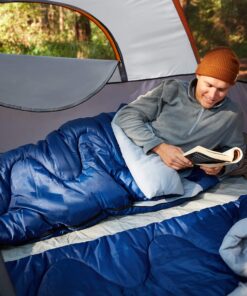 Amazon Basics Dome Camping Tent With Rainfly and Carry Bag, 4/8 Person 4-person 19 91RLokCiE5L