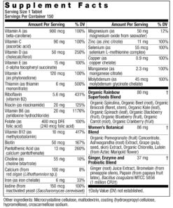 Rainbow Light Womens One High-Potency Daily Multivitamin, Womens Multivitamin Provides High-Potency Immune Support, With Vitamin C, Biotin and Ashwagandha, Vegetarian, 150 Count Women's One 150 Count (Pack of 1) 42 91ROjyRCEAL