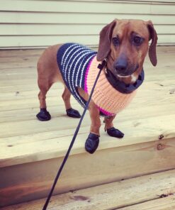 PawZ Rubber Dog Boots for Paws up to 2 1/2", 12 Pack - All-Weather Dog Booties for Hot Pavement, Snow, Mud, and Rain - Waterproof, Anti Slip Dog Socks - Small, Black 47 91RXxBL678L