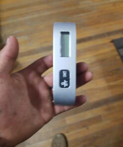 Camry Digital Luggage Scale, Portable Handheld Baggage Scale for Travel, Suitcase Scale with Hook,110 Pounds, Battery Included Red with Overweight Alert 55 91RZRqRnGyL