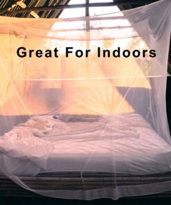 Premium Mosquito Net for Double Bed, crib, hammock or camping by Alpine Grand, Full hanging kit with extra-long strings and 8 hooks, Free Carry Bag 13 91RqG3w9asL