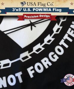 POW MIA Flag by USA Flag Co. is 100% American Made: The BEST 3x5 Outdoor POW-MIA Flags, Made in the United States of America 16 91RrX9WWyjL