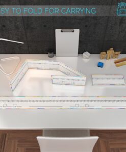 0-100 Dry Erase Number Line Board Double Sided 4 Feet Number Lines for Students with a Red & Black Dry Erase Marker Featuring 0-100 Number Line on One Side and Blank Line on The Reverse Side Set of 1 Board/2 Markers 25 91RspiDuhXL