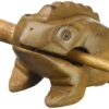 Deluxe Small 2" Wood Frog Guiro Rasp - Percussion Musical Instrument Tone Block - by World Percussion USA 14 91RwDom1lOL