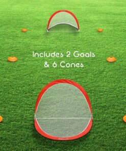 GoSports Portable Soccer Goals 6 ft Round Variable 16 91Ryde3KfL
