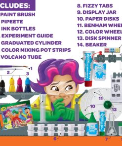 Crayola Color Chemistry Set (50 Experiments), Science Kit For Kids, STEM Toy for Kids, Holiday Gift for Teens, Ages 7, 8, 9, 10 28 91S0D5yQE7L