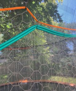 Thrillzoo Trampoline Sprinkler for Kids, 39ft Outdoor Sprinkler, Water Trampoline Toys for Kids Games, Play, Exercise, Summer Fun | Trampoline Accessories, Water Sprinkler for Kids Backyard【WaterPark】 Waterpark (Green Hose) 31 91S2jEydQBL